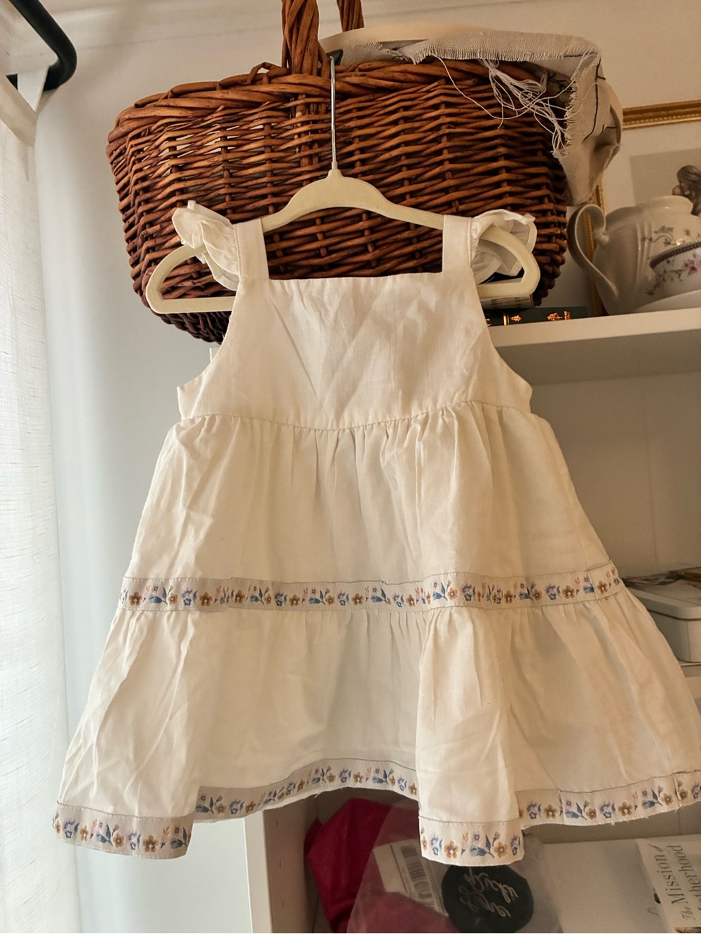 Rachel Zoe White Toddler Dress Top